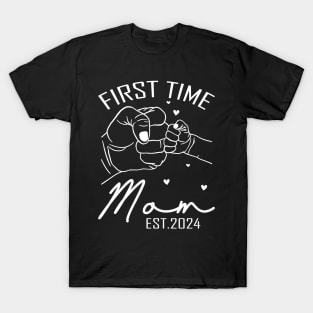 First Time Mom Est 2024 T-Shirt